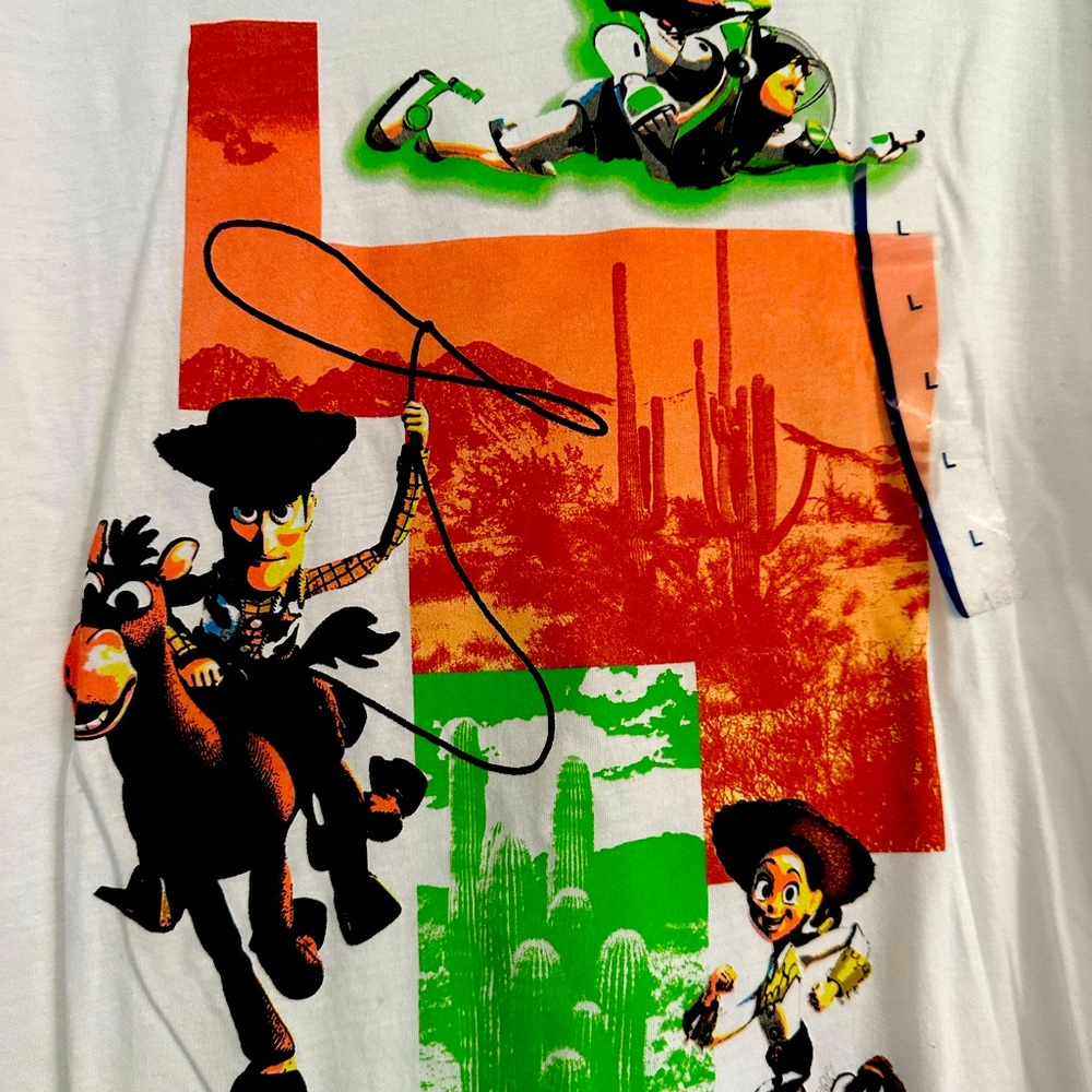 Toy Story T-Shirt Disney Pixar LG Unisex Woody Jessie New w/ Tags